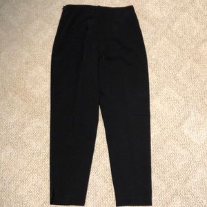 Black crop dressy pants
